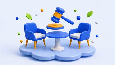 Illustration for the guide on When a Claim Goes to Arbitration