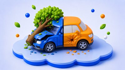Illustration for the guide on Comprehensive vs Collision: What Each One Pays For
