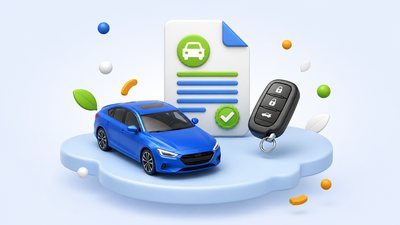 Illustration for the guide on Rental Car Coverage: What Your Policy Already Includes